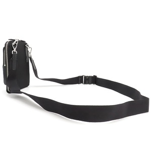 プラダ ショルダーバッグ Re-Nylon スマートフォン ケース ナイロン ブラック 黒 トライアングルロゴ フォンショルダー  2ZT060  中古