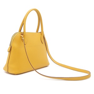 エルメス 2WAYバッグ ボリード27 クシュベル イエロー 黄色 ショルダー  中古