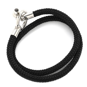 エルメス ブレスレット グレナン ドゥブルトゥール ヴォースイフト ブラック 黒 中古