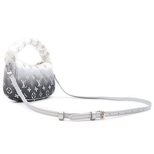 ルイヴィトン 2WAYバッグ SKI ミニムーン ポリエステル ホワイト グラデーション 黒 白 グレー  M11896 中古