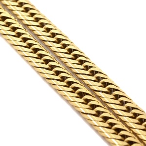 喜平 ネックレス K18 18金 50.3cm 50.3g 16面 トリプル K18YG ゴールド 造幣局検定マーク ※ショッピングローン対応していません  中古