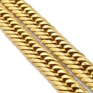 喜平 ネックレス K18 18金 60.2cm 100.4g 20面 トリプル K18YG ゴールド 大 造幣局検定マーク ※ショッピングローン対応していません   中古