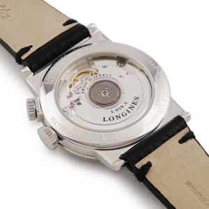ロンジン ウィームス L2.608.4.53.2 OH済 ブラック 黒 回転ベゼル デイト ヴィンテージ 限定 自動巻き
