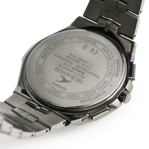カシオ オシアナス マンタ S5000シリーズ OCW-S5000B-1AJF タフソーラー 電波時計 GMT デイデイト クオーツ