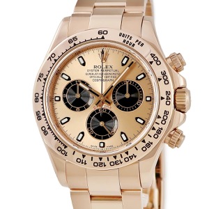 ロレックス コスモグラフ デイトナ 116505 V番 K18RG無垢 クロノグラフ スモセコ 夜光インデックス 自動巻き