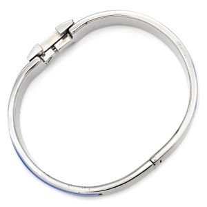 エルメス ブレスレット クリックH PM メタル ブルー Hブレス 青色  中古