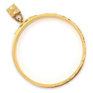 エルメス バングル ケリー バングル メタル レッド 赤 カデナチャーム   中古