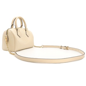 ルイヴィトン 2WAYバッグ スピーディ バンドリエール20 モノグラムアンプラント ホワイト 白 ハンドバッグ ショルダー  M58954 中古