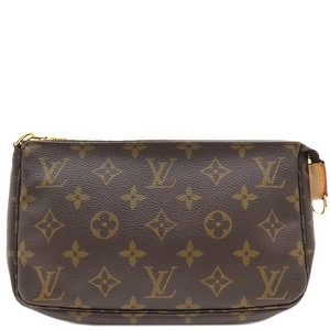 ルイヴィトン アクセサリーポーチ ポシェット アクセソワール モノグラムキャンバス ブラウン 茶 ポーチ ハンドバッグ  M51980 中古