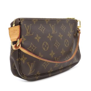 ルイヴィトン アクセサリーポーチ ポシェット アクセソワール モノグラムキャンバス ブラウン 茶 ポーチ ハンドバッグ  M51980 中古