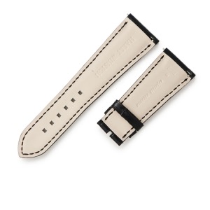 ハリーウィンストン 腕時計パーツ 純正 クロコダイル ブラック 新品同様 替え クロコ ベルト ストラップ 23ｍｍ ブラック 黒 Sサイズ ショート丈  中古