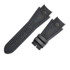 ハリーウィンストン 腕時計パーツ 純正 オーシャン用 ラバーバンド ショート ラバー ブラック 未使用 替え ラバー バンド ベルト 26ｍｍ ブラック 黒  中古