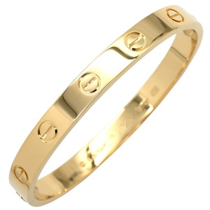 カルティエ ブレスレット LOVE ラブブレス K18YG ゴールド #15 750 18K 18金 バングル B6035515 中古