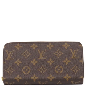 ルイヴィトン 長財布 ジッピーウォレット モノグラムキャンバス ブラウン 茶 ラウンドファスナー M42616 中古