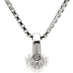 ネックレス ダイヤペンダント Pt900 シルバー 1P 1粒  中古