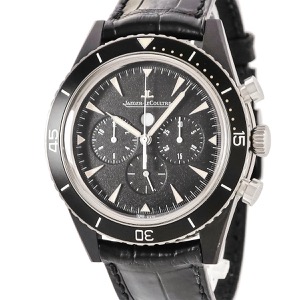 ジャガールクルト ディープシー ヴィンテージ クロノグラフ サーメット Q208A57J 136.A.C8 ブラック 自動巻き