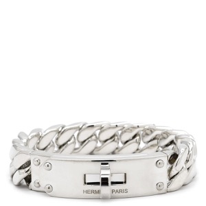 エルメス ブレスレット ケリー グルメット シルバー925 シルバー SH AG925 チェーン   中古