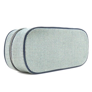 エルメス ポーチ エスカル  コットン ブルー コスメポーチ  中古