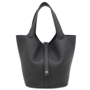 エルメス ハンドバッグ ピコタンロック MM  トリヨンクレマンス ブラック 黒  中古