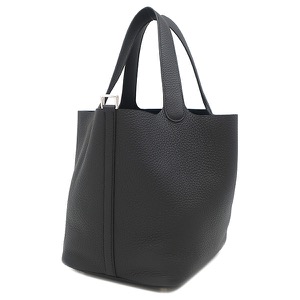 エルメス ハンドバッグ ピコタンロック MM  トリヨンクレマンス ブラック 黒  中古