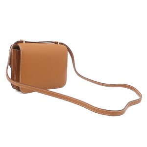 エルメス ショルダーバッグ コンスタンス3 ミニ ミロワール ヴォーエプソン ブラウン 茶 PG RG  中古