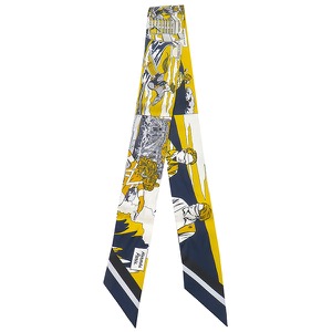 エルメス スカーフ ツイリー シルク マルチカラー 【WOW/アメコミ風】  中古