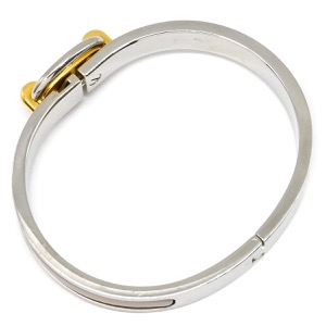 エルメス バングル ミニクリック PM シェーヌダンクル メタル ブラウン ベージュ  中古