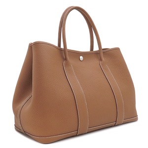 エルメス トートバッグ ガーデンパーティーPM ネゴンダ ブラウン 茶  中古