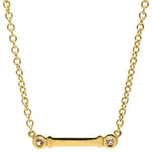 ティファニー ネックレス フルール ド リス ステム K18YG ゴールド Au750 Tiffany   中古