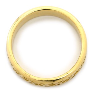 ティファニー リング 指輪 カットアウトハートリング K18YG ゴールド T＆Co. 750 750YG 透かし彫り  中古