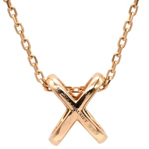 ショーメ ネックレス ジュ ドゥ リアン ペンダント K18PG ゴールド 750 PG ダイヤ  082216 中古