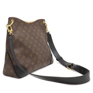 ルイヴィトン ショルダーバッグ オデオン NM MM モノグラムキャンバス ブラウン 茶 黒  M45352 中古