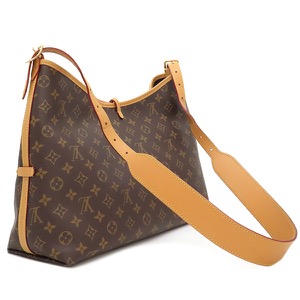 ルイヴィトン ショルダーバッグ キャリーオール NM MM モノグラムキャンバス ブラウン 茶  M46197 中古