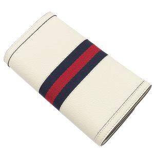 グッチ 長財布 GG コンチネンタルウォレット レザー ホワイト 白  523153 中古