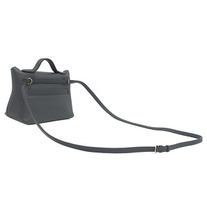 エルメス 2WAYバッグ サック ヴァンキャトル 24/24 ミニ 21  エバーカラー グレー 黒 グレー ヴェルソ  中古