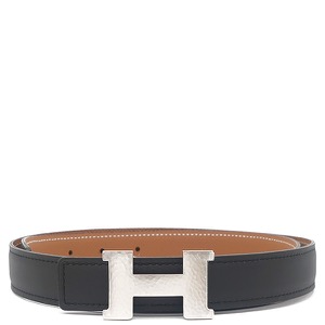 エルメス ベルト ミニコンスタンス マルトレ ヴォースイフト ブラック #80 黒 茶 リバーシブル  中古