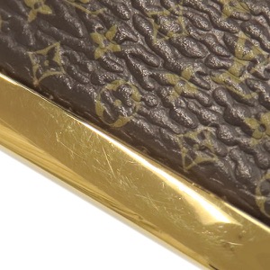 ルイヴィトン バッグチャーム モノグラム アルマ メタル ブラウン キーホルダー  キーリング 茶  M01799 中古