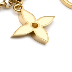 ルイヴィトン バッグチャーム フルール ドゥ モノグラム GP マルチカラー LVロゴ キーホルダー  M65111 中古