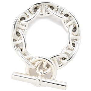 エルメス ブレスレット シェーヌダンクル TGM シルバー925 シルバー 10コマ スターリングシルバー SV925   中古