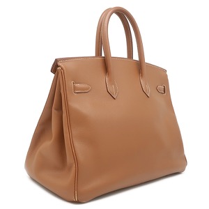 エルメス ハンドバッグ バーキン35 クシュベル ブラウン 茶  中古