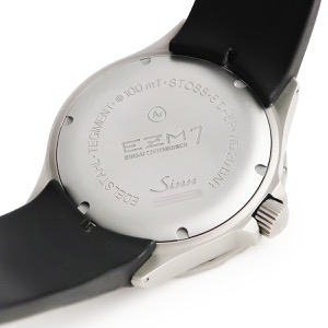 ジン ミッションタイマー 857.EZM7 OH済 ブラック 黒 バー 9時位置リューズ カラフル GMT 自動巻き