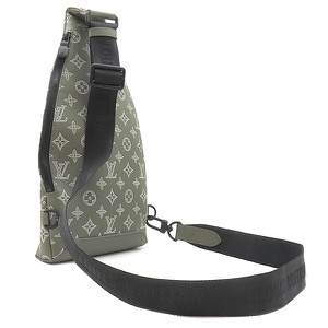 ルイヴィトン ボディバッグ デュオ スリングバッグ キャンバス グリーン カーキ クロスボディ  M12486  中古