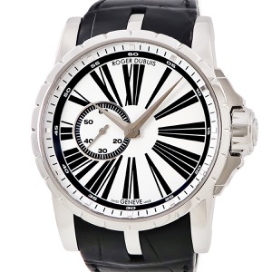 ロジェデュブイ エクスカリバー EX45-77-90-00/01R00/B ホワイト ローマン スモールセコンド 自動巻き