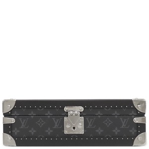 ルイヴィトン 小物 コフレ 8 モントル ブラック 黒 グレー 青 時計ケース  M20016 中古