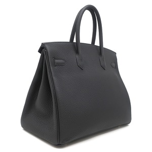 エルメス ハンドバッグ バーキン35 トゴ ブラック 黒  中古