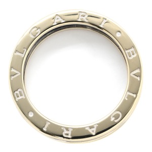 ブルガリ リング 指輪 ビーゼロワン B-zero1 K18WG シルバー #59 Au750 18K 18金 中古