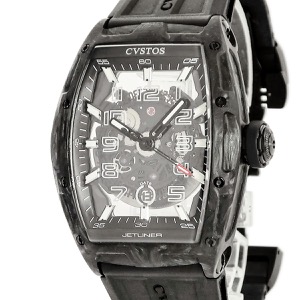 クストス チャレンジ ジェットライナー 2 フォージドカーボン CVT-JET2-SL スケルトン ブラック 自動巻き