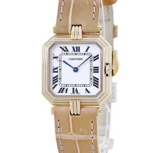 カルティエ サンチュール LM 83723753 ホワイト K18YG×K18WG×K18PG 無垢 コンビ ヴィンテージ クオーツ