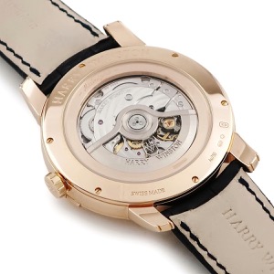 ハリーウィンストン ミッドナイト デイト ムーンフェイズ 42mm MIDAMP42RR003 K18RG無垢 純正ダイヤ 自動巻き