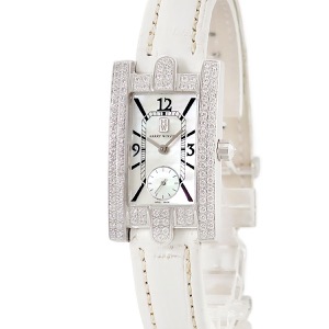 ハリーウィンストン アヴェニュー 310/LQWL.M/D3.2 K18WG無垢 純正ダイヤ シェル アベニュー クオーツ